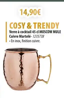 Cuisine Plaisir COSY & TRENDY Verre à cocktail MOSCOW MULE offre