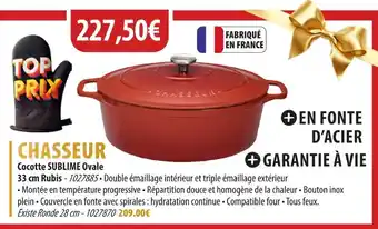 Cuisine Plaisir CHASSEUR Cocotte SUBLIME Ovale offre