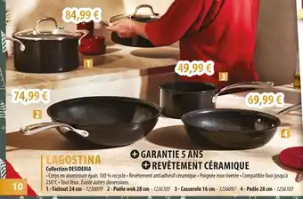 Cuisine Plaisir LAGOSTINA Faitout 24 cm offre