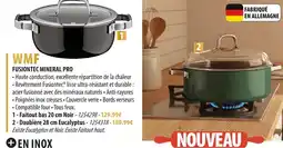 Cuisine Plaisir WMF Faitout bas 20 cm Noir offre