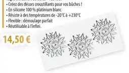 Cuisine Plaisir Tapis silicone flocons offre