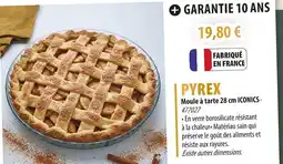 Cuisine Plaisir PYREX Moule à tarte 28 cm ICONICS offre