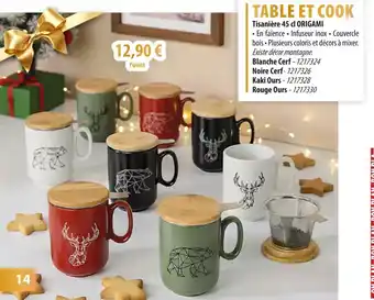 Cuisine Plaisir Tisanière 45 cl origami offre