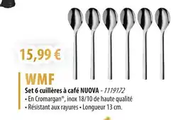 Cuisine Plaisir WMF Set 6 cuillères à café nuova offre