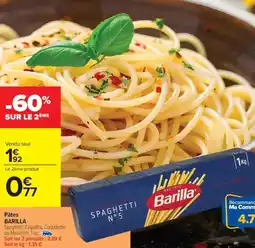 Carrefour Market Pâtes barilla offre