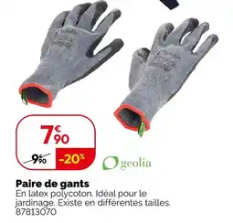 Weldom GEOLIA Paire de gants offre