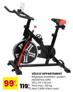 Stokomani Vélo d'appartement offre