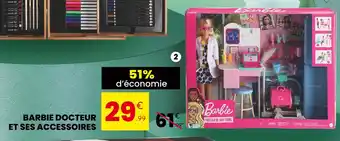 Stokomani BARBIE Docteur et ses accessoires offre