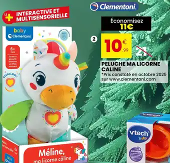 Stokomani Clementoni Méline, ma licorne câline offre