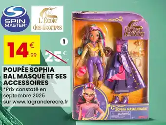 Stokomani Spin Master Poupée Sophia Bal Masqué et ses accessoires offre