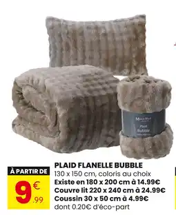 Stokomani Plaid Flanelle Bubble offre