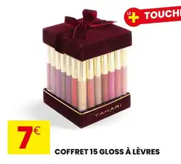 Stokomani TAHARI Coffret 15 gloss à lèvres offre