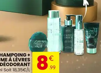 Stokomani SENCE Coffret shampoing + gel douche + baume à lèvres + déodorant offre