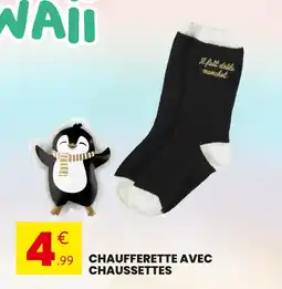 Stokomani Chauffrette avec chaussettes offre