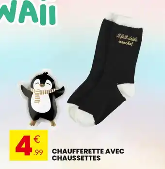 Stokomani Chauffrette avec chaussettes offre