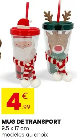 Stokomani Mug de transport Père Noël offre