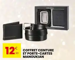 Stokomani MANOUKIAN Coffret ceinture et porte-cartes offre