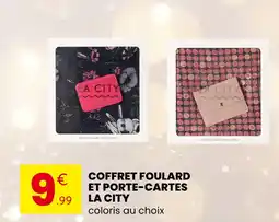 Stokomani LA CITY Coffret foulard et porte-cartes offre