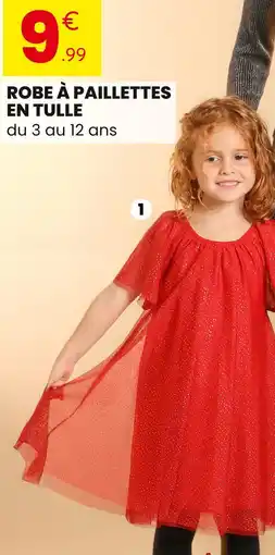 Stokomani Robe à paillettes en tulle offre