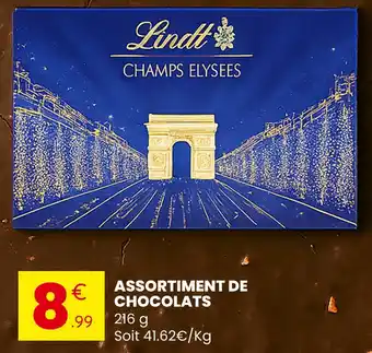 Stokomani LINDT Assortiment de chocolats offre