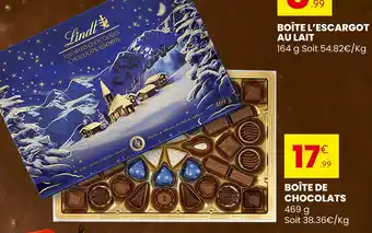 Stokomani LINDT Boîte de chocolats offre