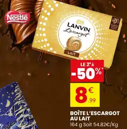 Stokomani Lanvin L'escargot Lait offre