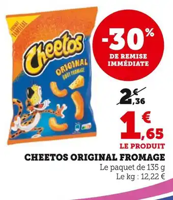 Super U CHEETOS Cheetos original fromage offre