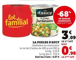 Super U D'AUCY La Poêlée Jardinière offre