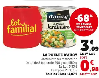Super U D'AUCY La Poêlée Jardinière offre