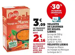 Super U LIEBIG Veloute de legumes du soleil offre