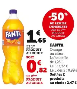 Super U Fanta Orange offre