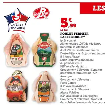 Super U Poulet Fermier offre