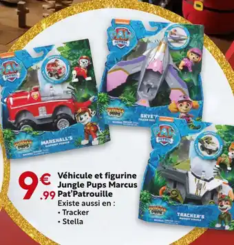 Maxi Bazar Pat'Patrouille Véhicule et figurine Jungle Pups Marcus offre