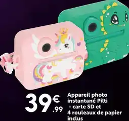 Maxi Bazar Appareil photo instantané Pilti offre