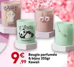 Maxi Bazar Bougie parfumée & bijou 255gr Kawaii offre