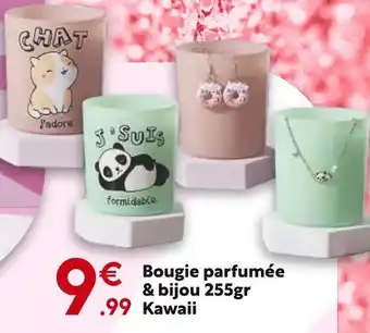 Maxi Bazar Bougie parfumée & bijou 255gr Kawaii offre
