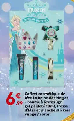 Maxi Bazar La Reine des Neiges Coffret cosmétique de fête offre