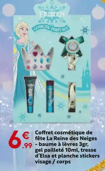 Maxi Bazar La Reine des Neiges Coffret cosmétique de fête offre