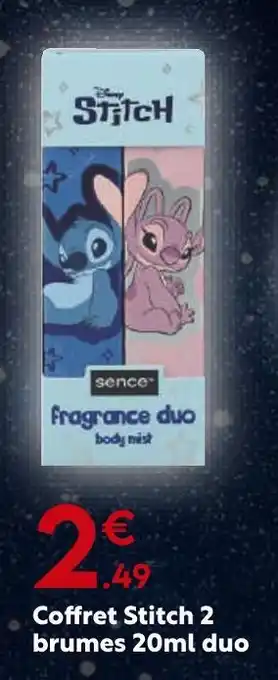 Maxi Bazar Sence Coffret Stitch 2 brumes 20ml duo offre