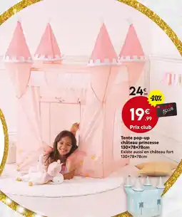 Maxi Bazar Tente pop-up château princesse offre