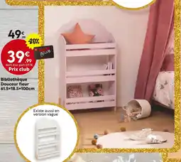 Maxi Bazar Bibliothèque Douceur fleur offre