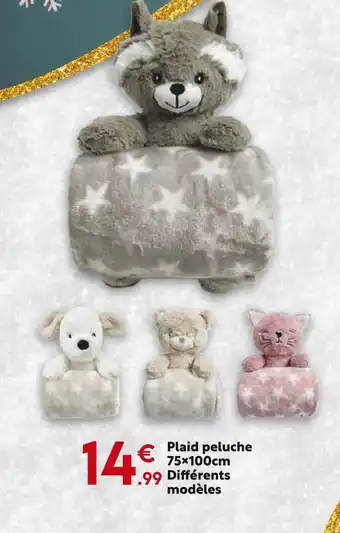 Maxi Bazar Plaid peluche offre