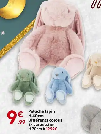 Maxi Bazar Peluche lapin offre