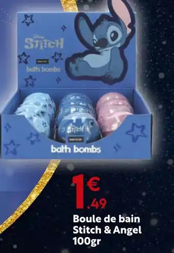 Maxi Bazar Disney Boule de bain Stitch & Angel offre