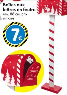 TEDi Boîtes aux lettres en feutre offre