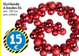 TEDi Guirlande à boules XL offre