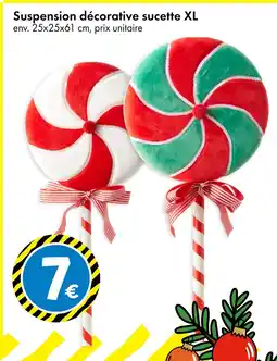 TEDi Suspension décorative sucette XL offre