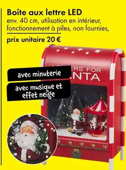 TEDi Boîte aux lettres LED offre