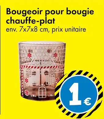 TEDi Bougeoir pour bougie chauffe-plat offre