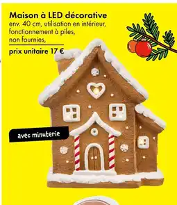 TEDi Maison à LED décorative offre